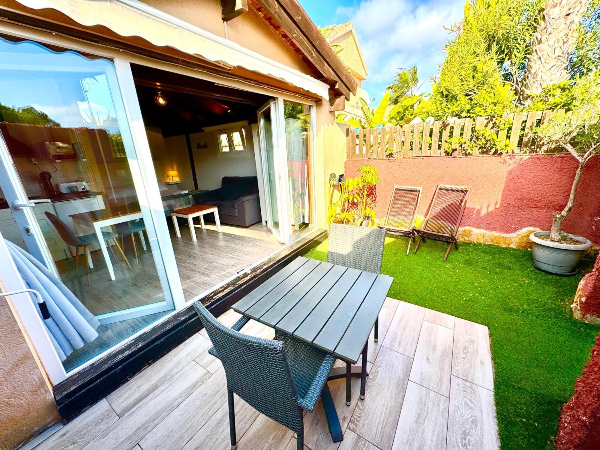 3 Casita-Estudio Con Jardin En La Playa Puerto Marino Exterior photo